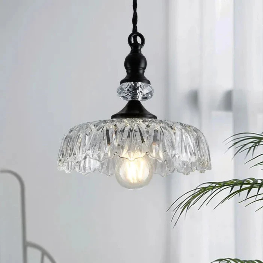 Classic Elegant Pendant Glass Lamp