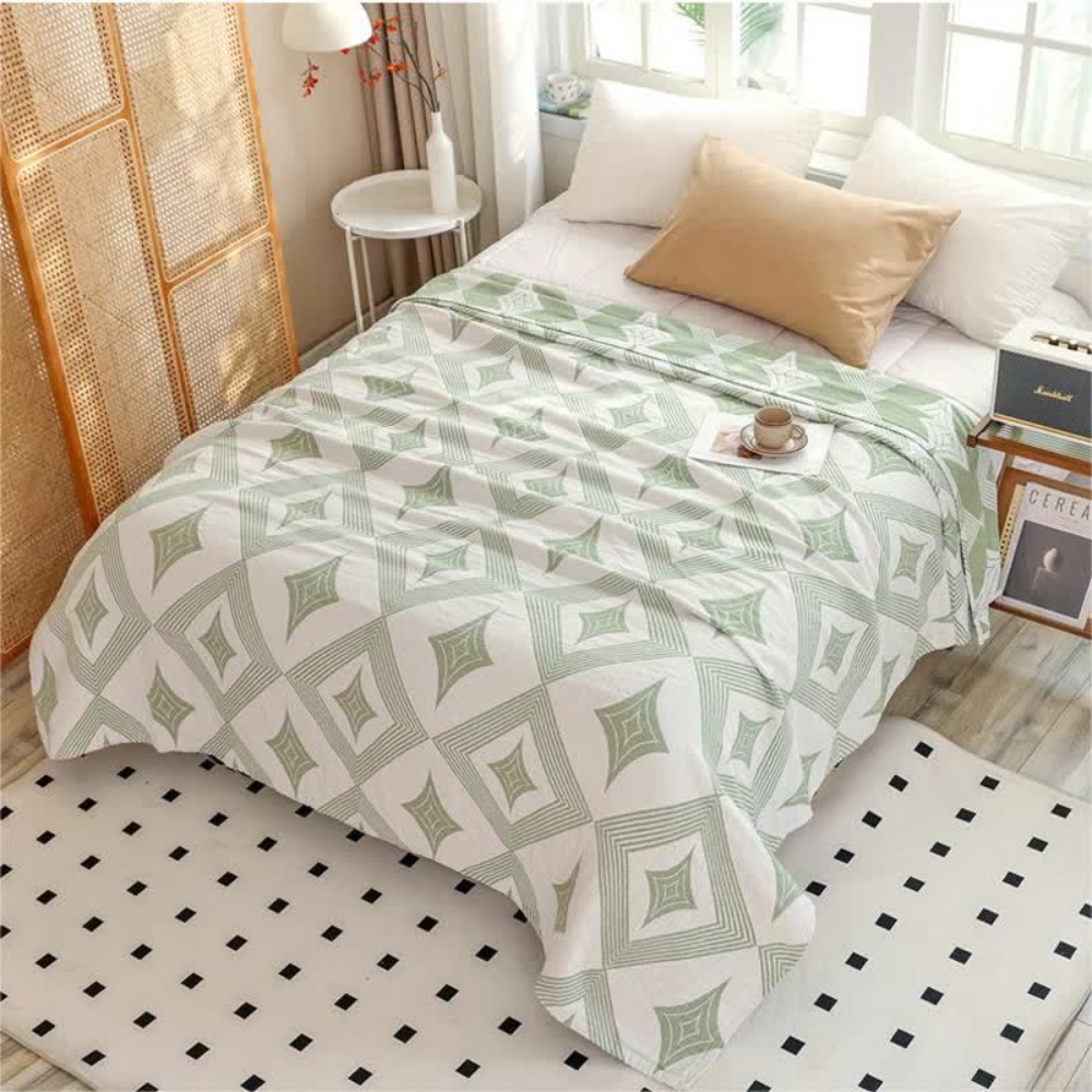 Luxurious Chevron Throw Blanket