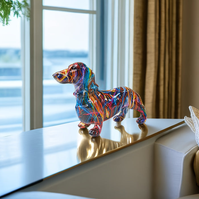 Cute Dachshund Dog Collectible Figurine - Luxicro