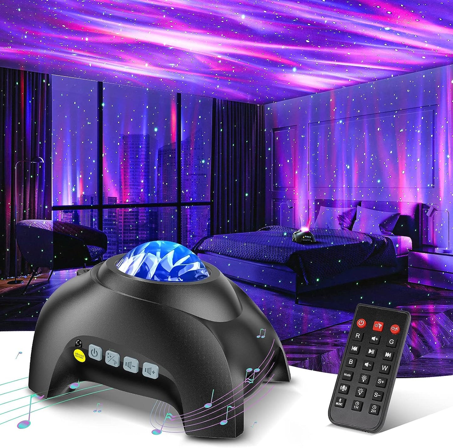 Colorful Night Sky Light Projector - Luxicro