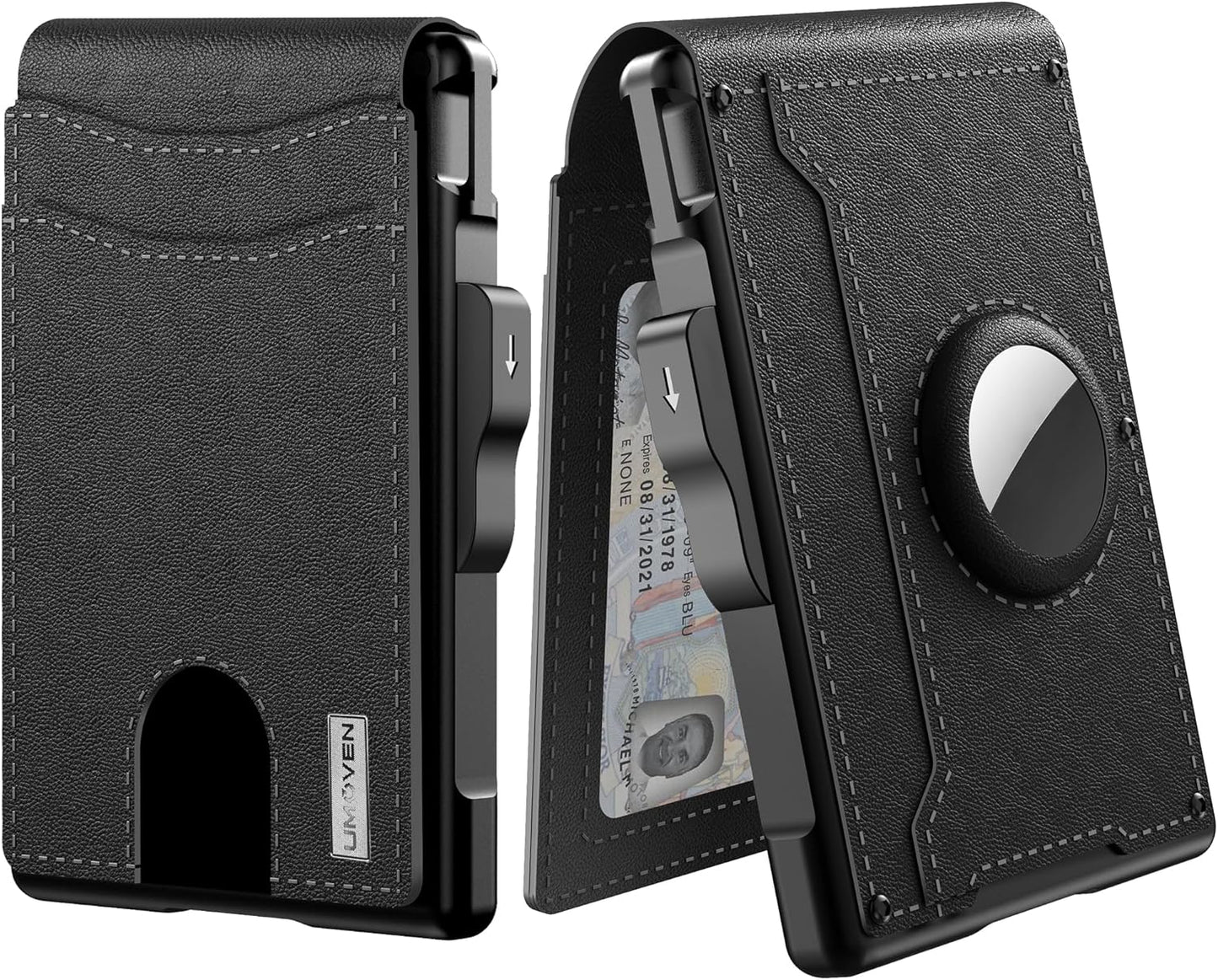Slim Men's Leather Wallet with RFID Card Holder