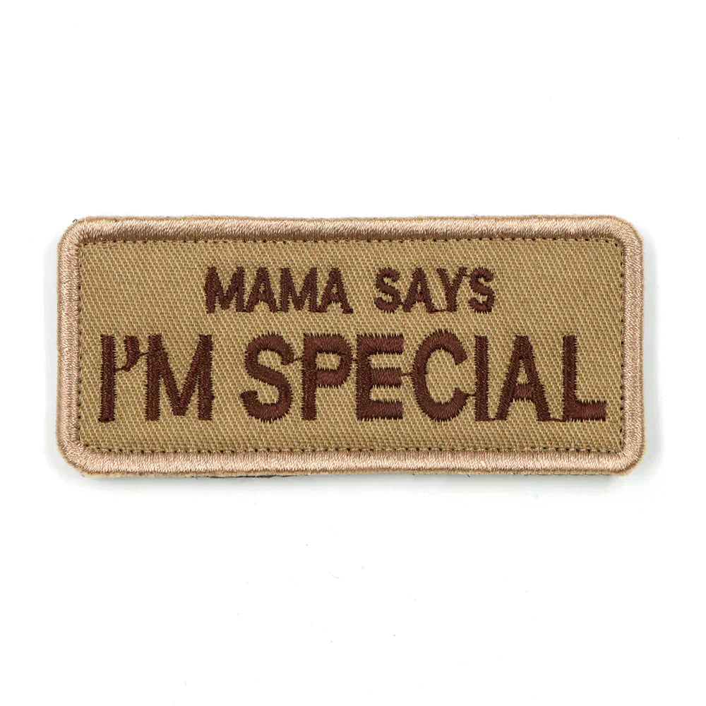 Cute Puppy Vest Patch - Personalized Tan Velcro - Luxicro