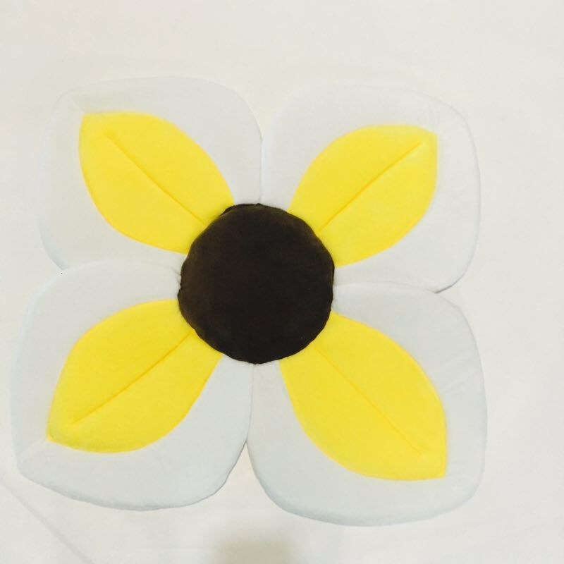 Cushy Flower Baby Bath Mat - Anti Slip Shower Pad