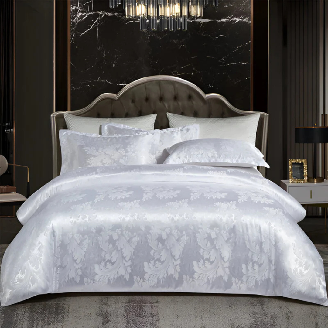 Delicate Rose Print Bedding Duvet Cover Set