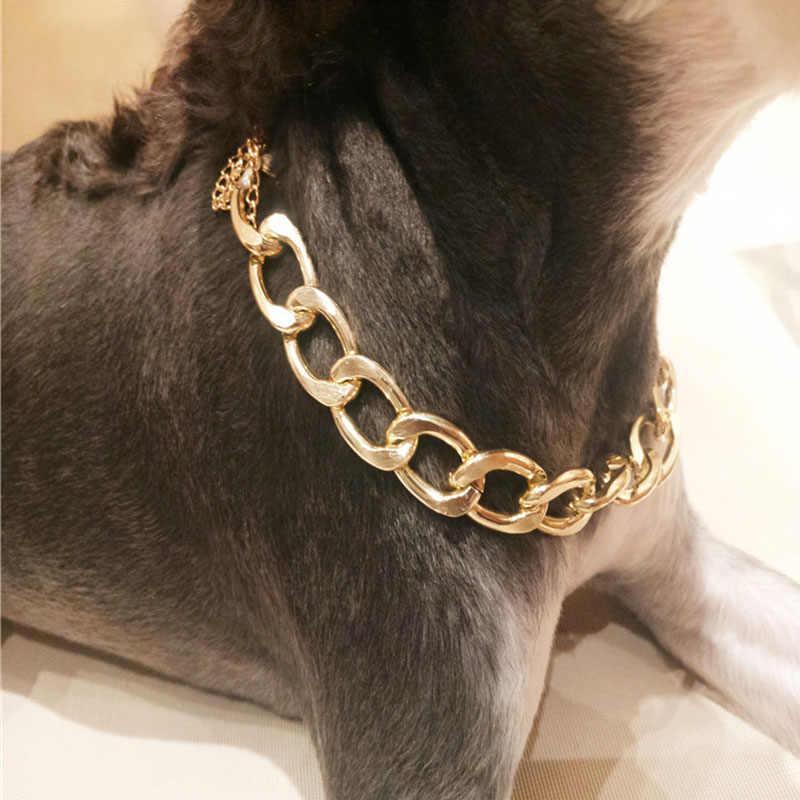 Luxury Pet Gold Chain Choker Collar