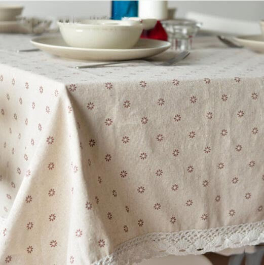 Colorful PrintedFabric Tablecloth