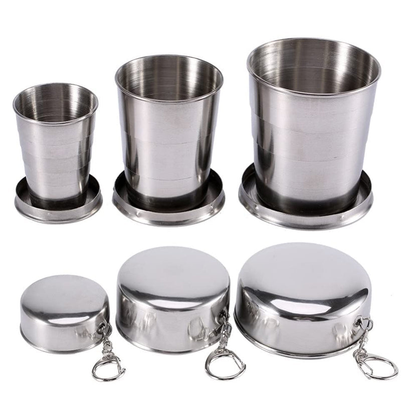 Travel Foldable Metal Water Cup - Luxicro