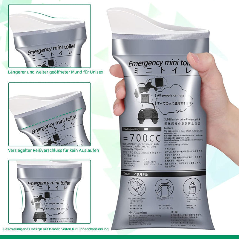 Compact Travel Urine Container