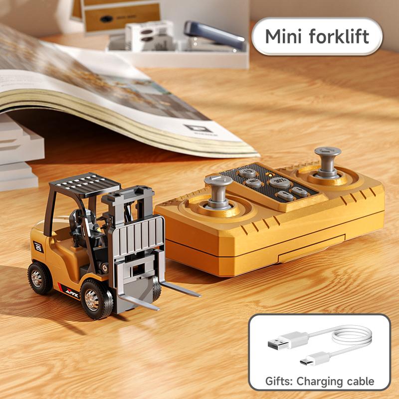 Compact RC Construction Vehicle Toy Set - Luxicro