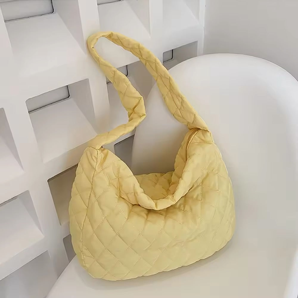 Spacious Cushioned Cross Body Shoulder Bag