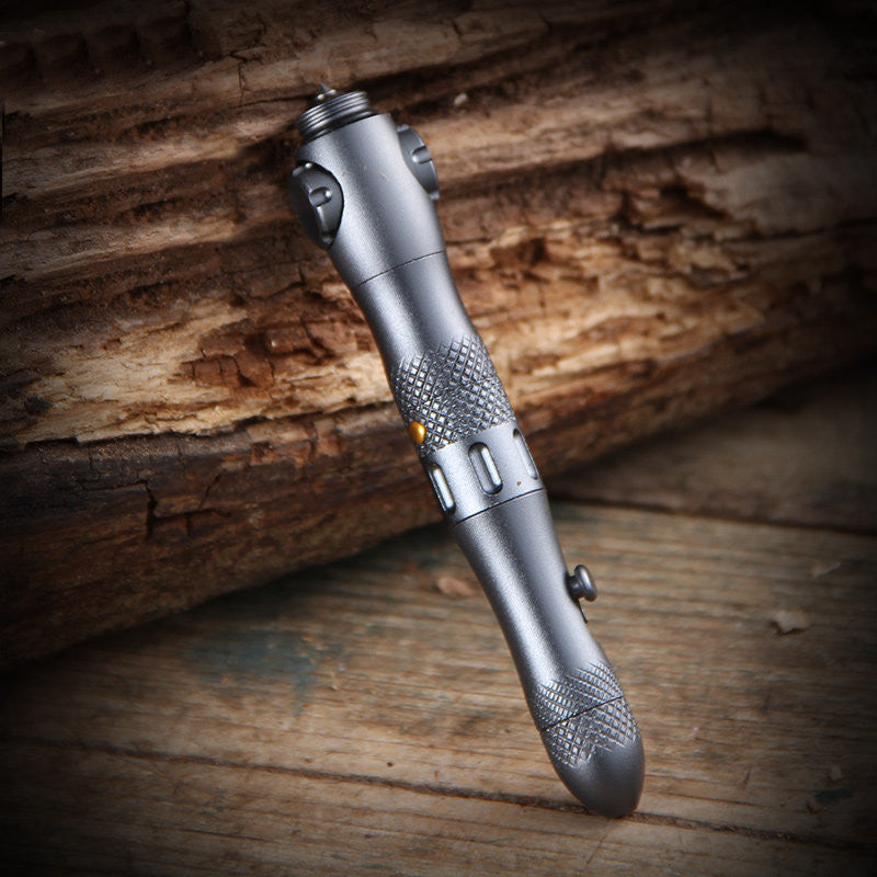 Durable Everyday Carry Pen with LED and Emergency Tool