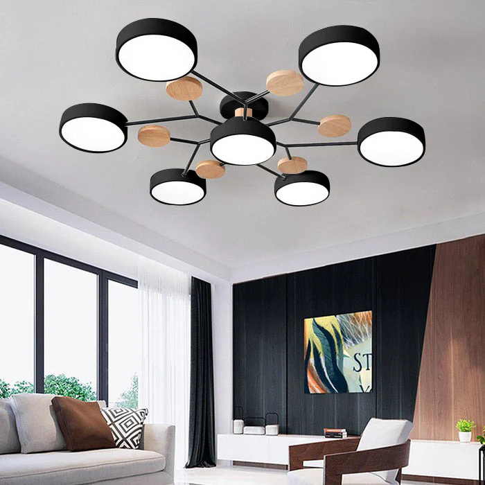 Sleek LED Ceiling Mount Lighting Fixture