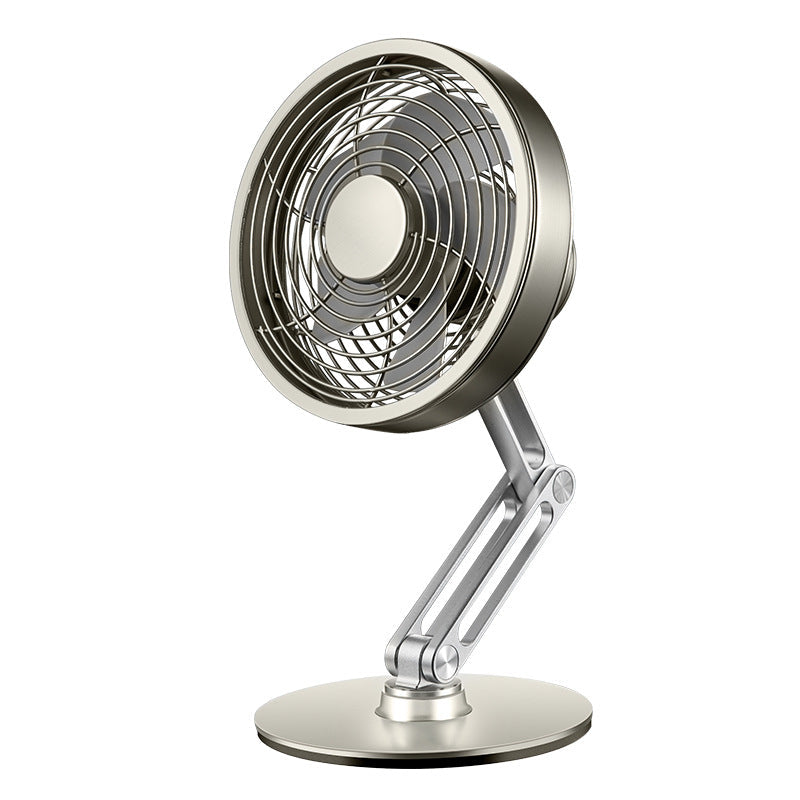 Compact Portable 360 Spin Mini Metal Fan