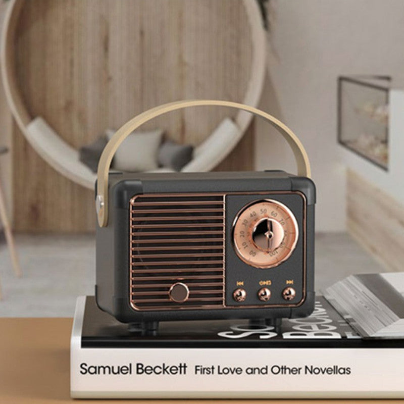Compact Vintage Wireless Mini Speaker