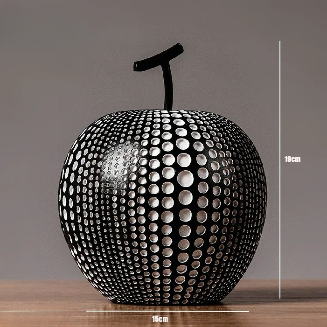 Adorable Spot Apple Decor Figure