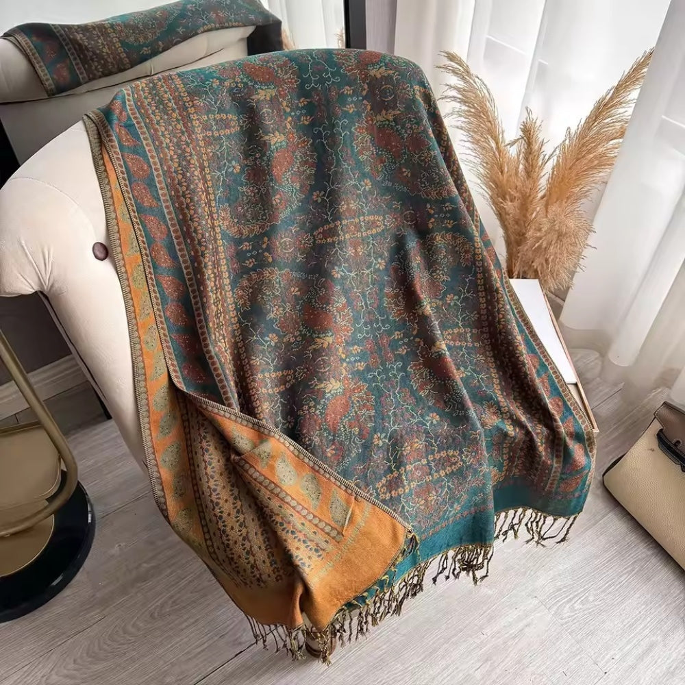 Stylish Floral Wrap Scarf