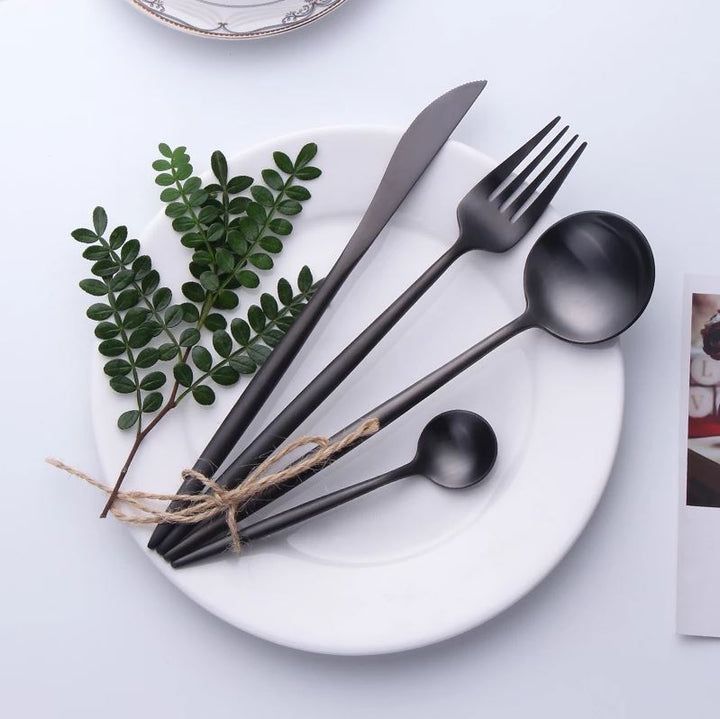 High Quality Metal Dining Utensil Set - Luxicro