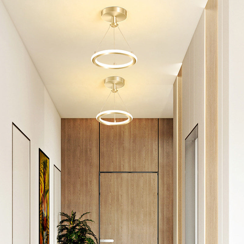 Stylish Circular LED Overhead Light Fixture
