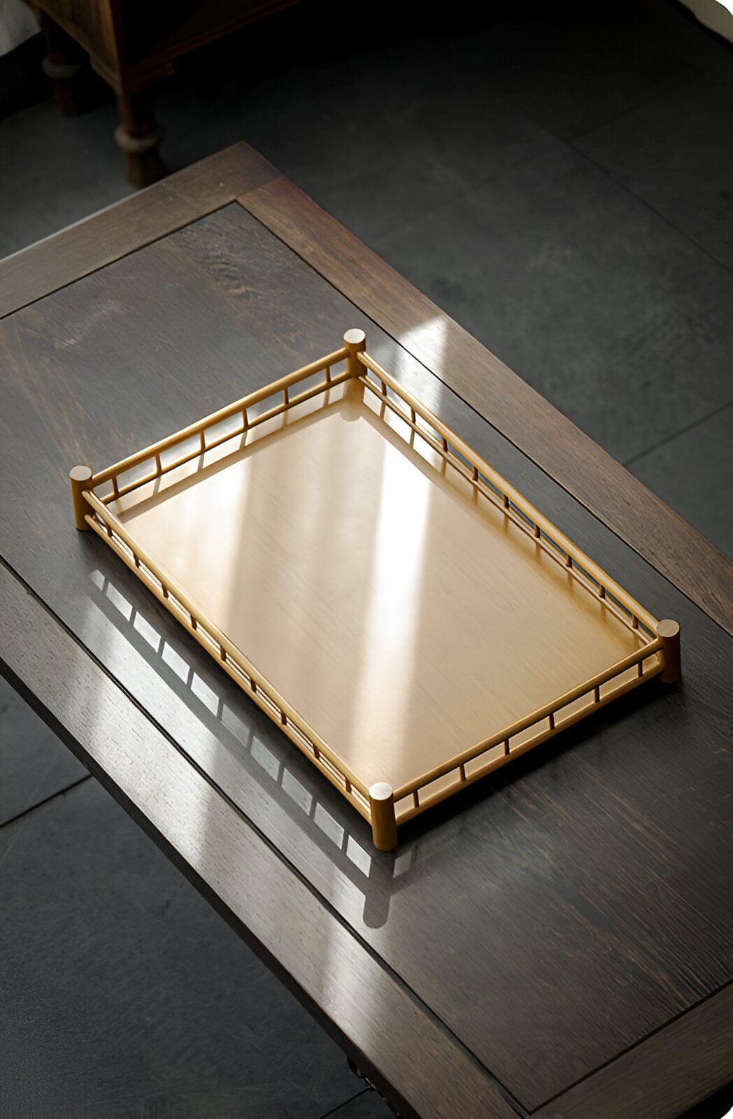 Natural Wooden Tea Serving Set