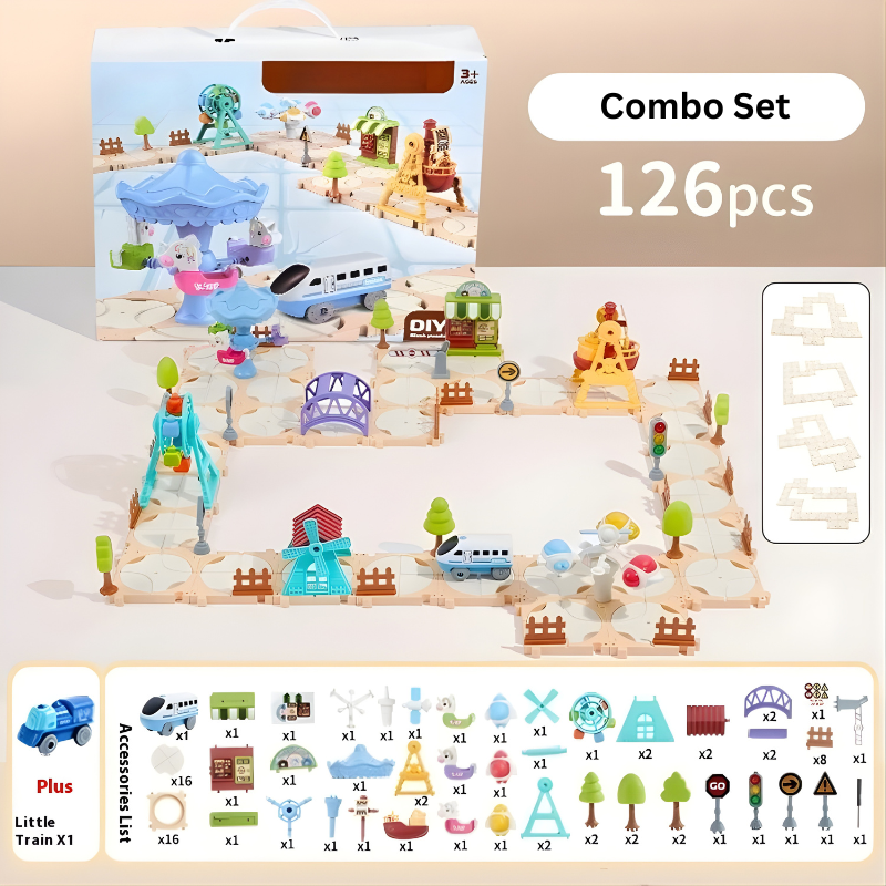 Small Town Construction Toy Blocks