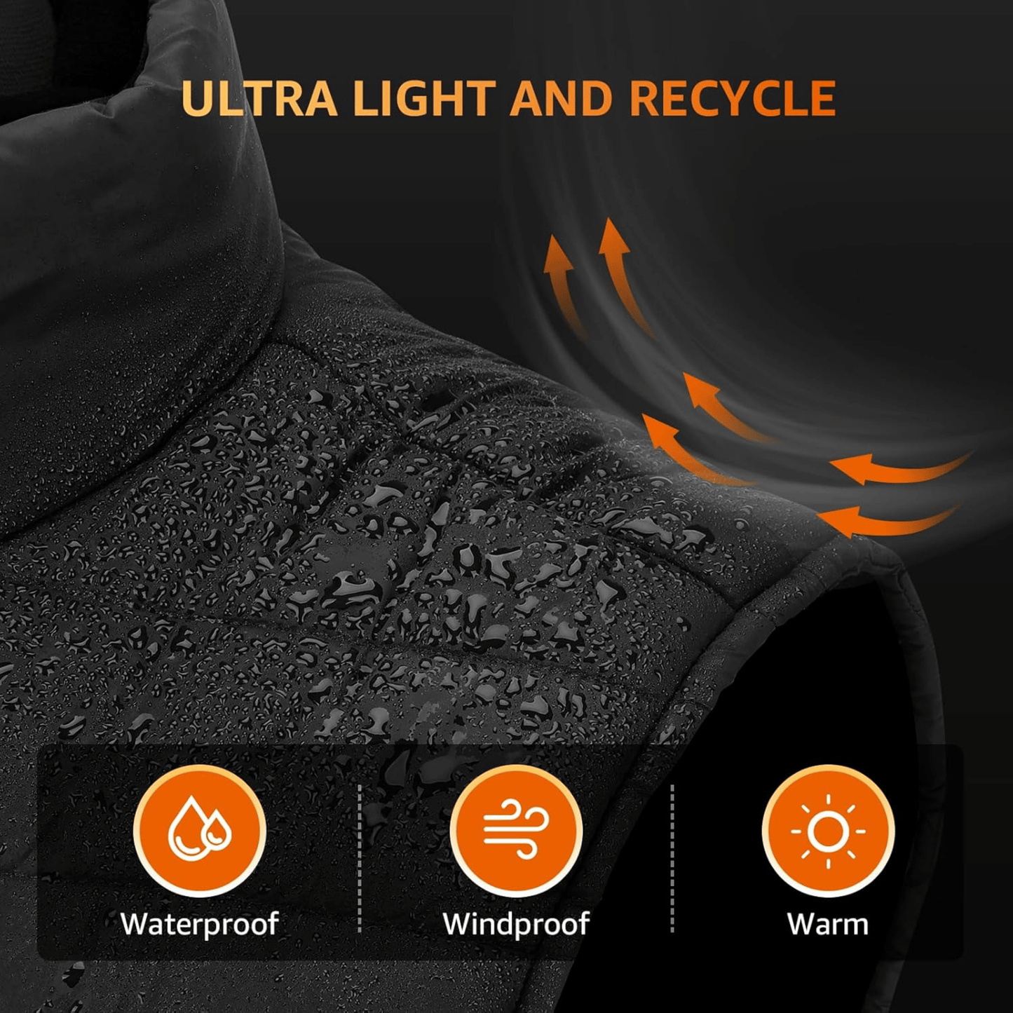 Cozy Heated Vest β Warm Thermal Body Warmer Jacket