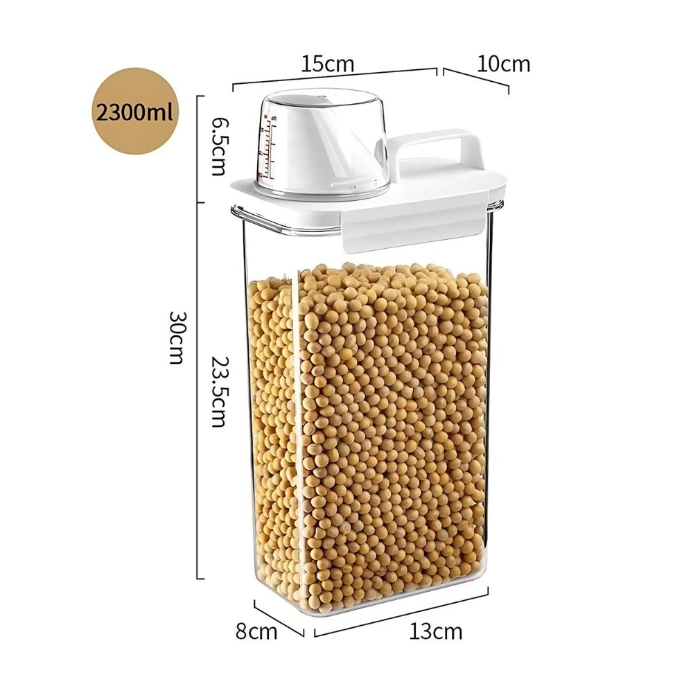 Transparent Kitchen Pantry Storage Container