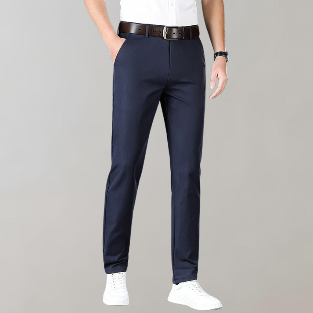 Comfortable Men's Beige Casual Pants