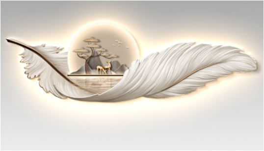 Thin LED Wall Lamp for Home and Office