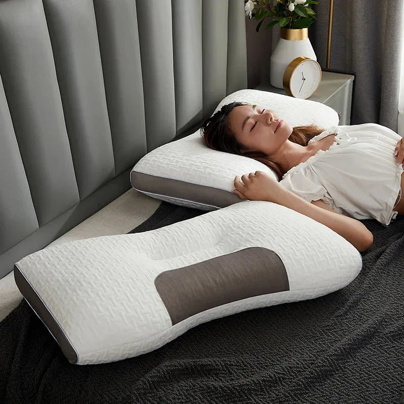Contour Support Neck Pain Relief Pillow - Luxicro