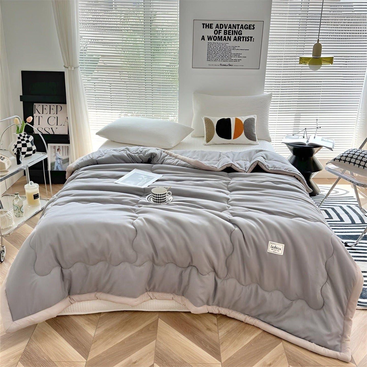 Breathable Cool Lightweight Summer Quilt