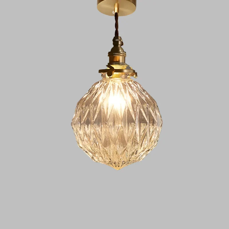 Clear Glass Pendant Light for Modern Kitchens