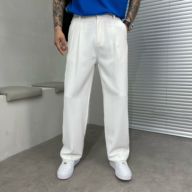 Relaxed Fit Men's Casual Trousers