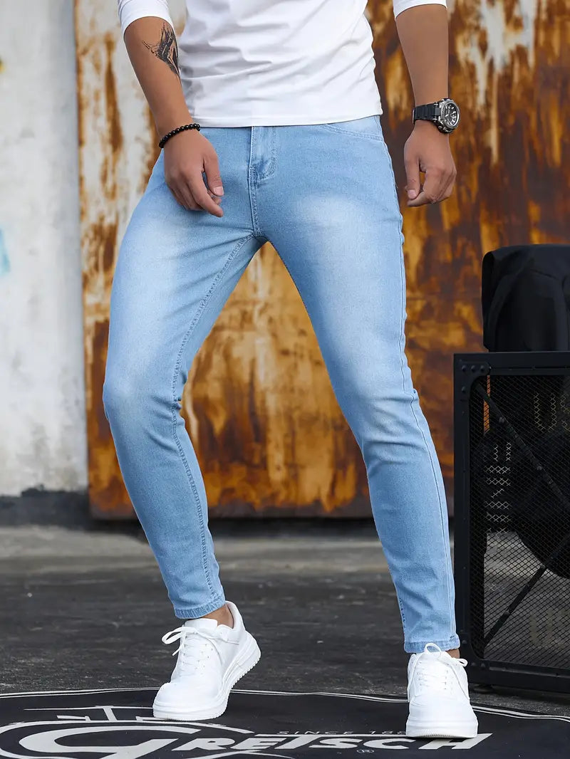 Slim Fit Men's Stretch Jeans