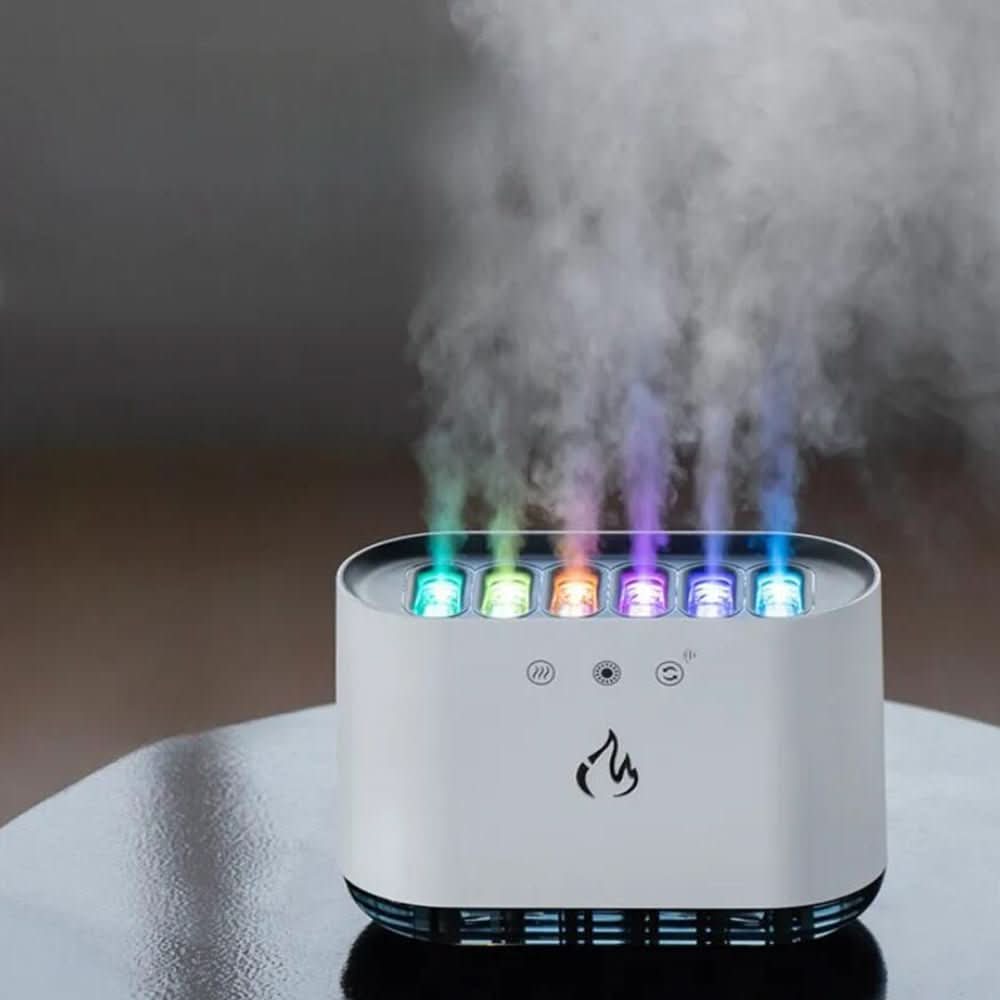 Quiet Ultrasonic Humidifier for Bedroom with Colorful Lights - Luxicro