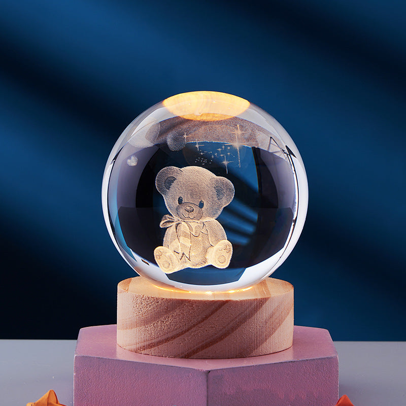 Vibrant Starry Night LED Lamp with Galaxy Effect