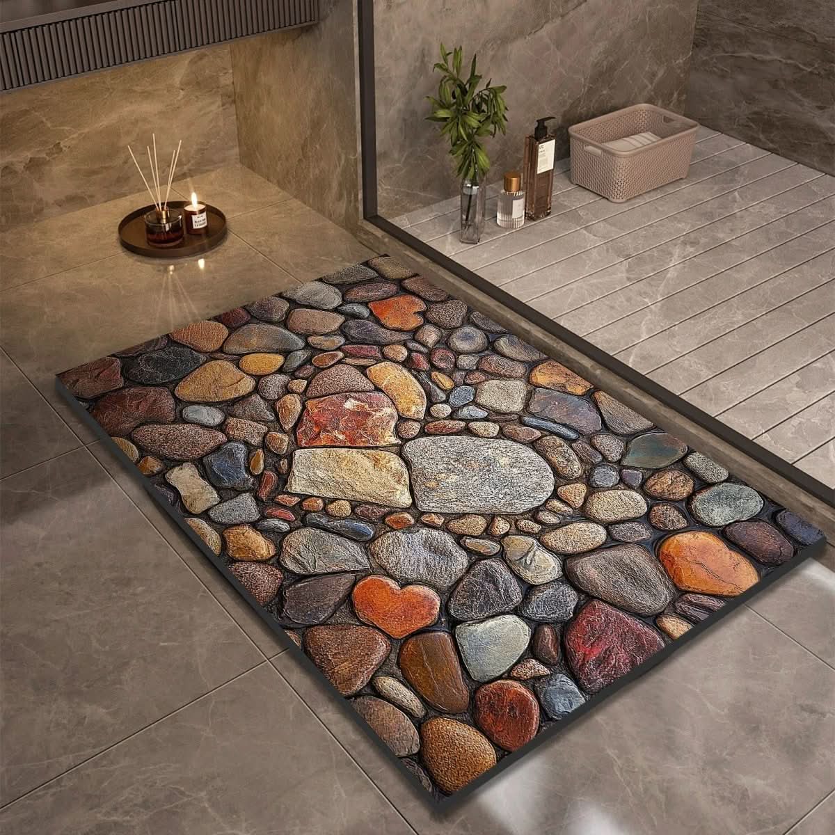 Grip Soft Bathroom Mat - Fast Drying, Anti Slip, Various Sizes