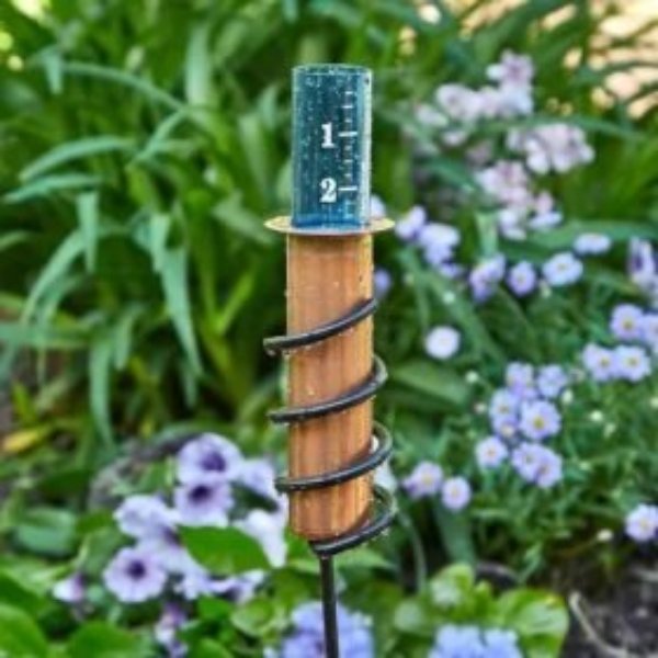 Accurate Copper Rain Gauge for Home and Garden