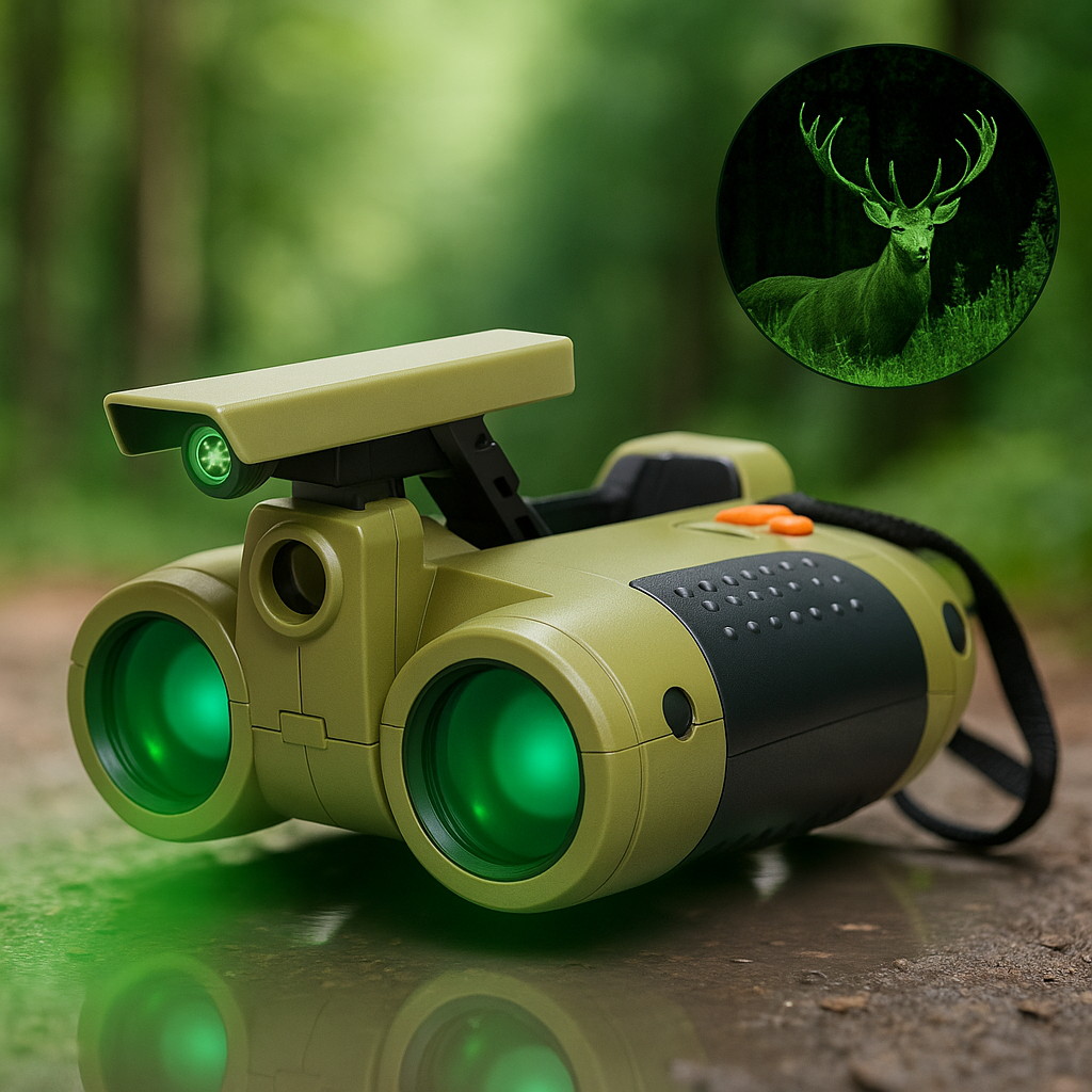 Kids Night Vision Goggles, Fun Durable Binoculars - Luxicro
