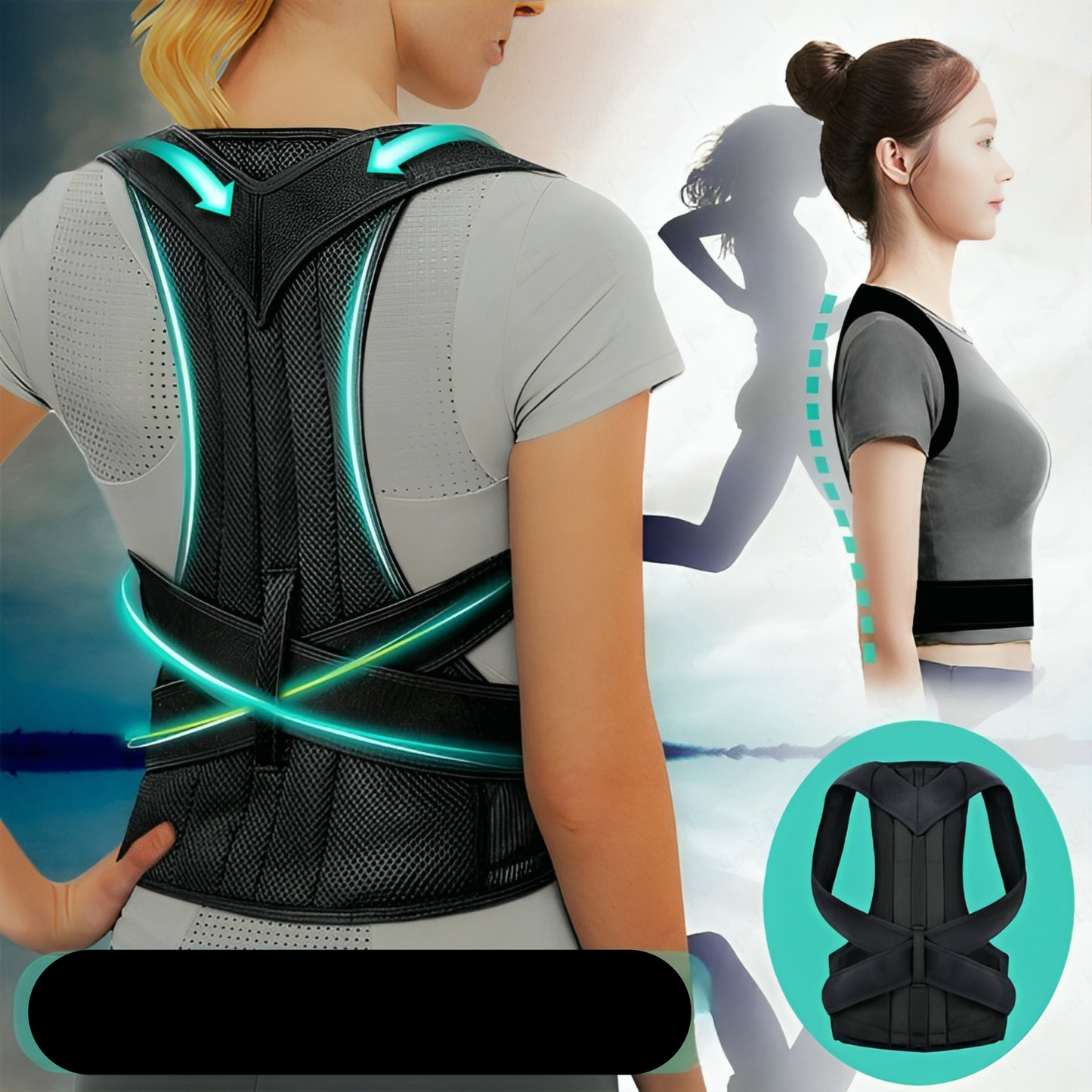 Comfortable Back Straightener Posture Correction Aid