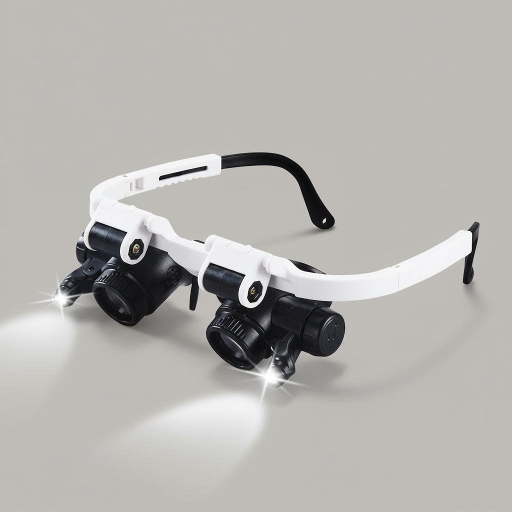 Premium LED Magnifying Glasses with 3x Zoom - Luxicro