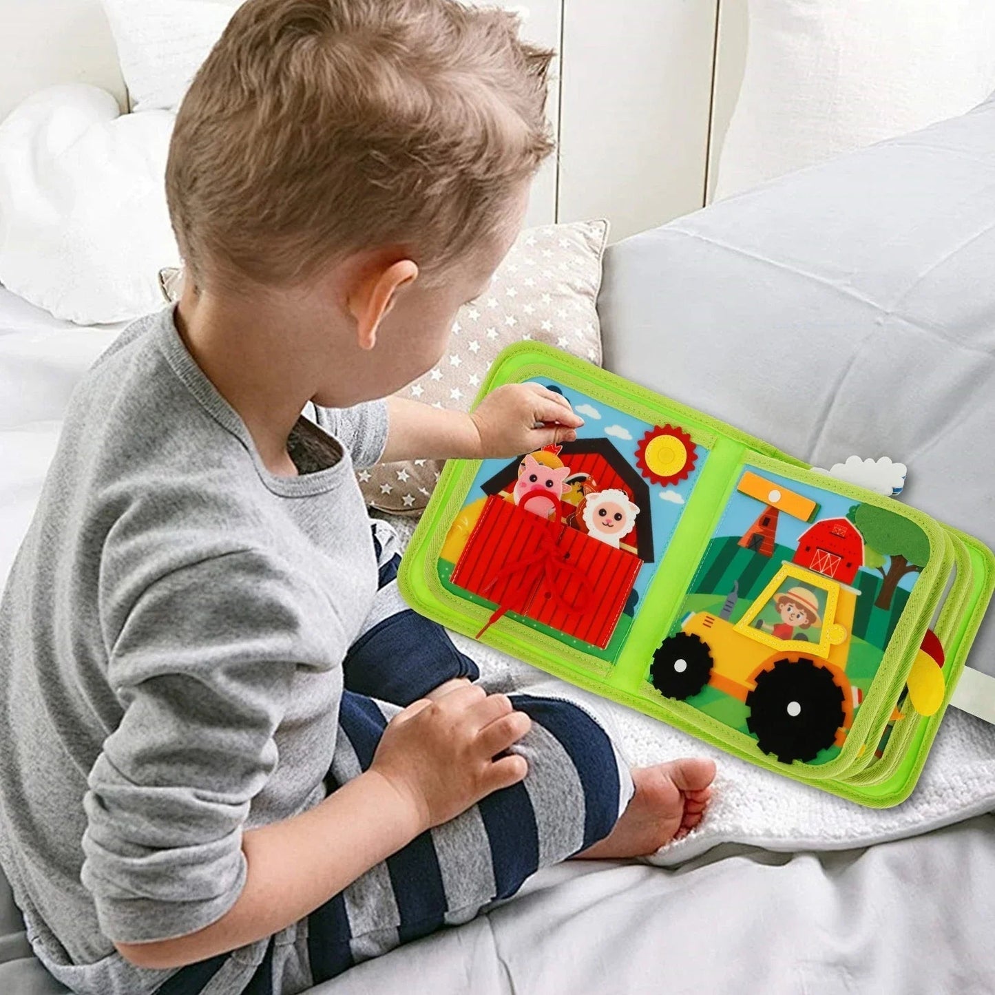 Fun Farm Animals Learning Book for Kids - Luxicro