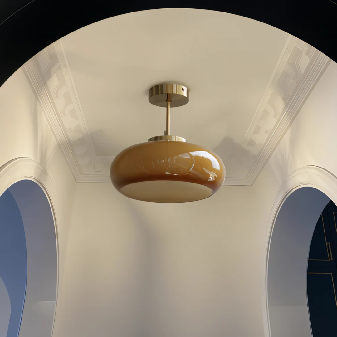 Vintage Gold Hanging Lamp