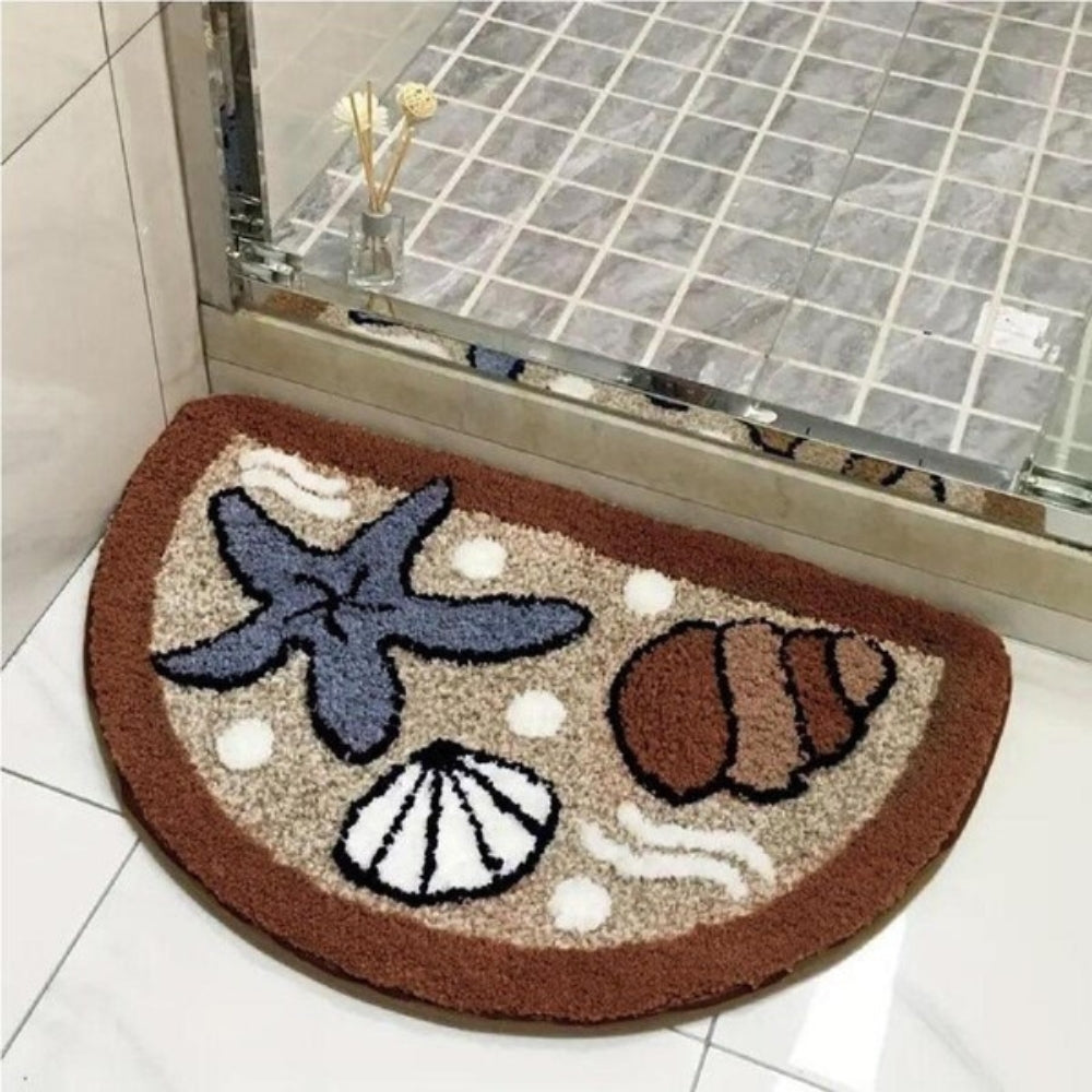 Soft Round Anti-Slip Bathroom Mat - Luxicro