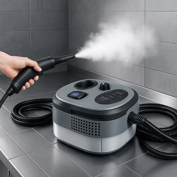 Powerful Portable Steam Cleaner with 16 Accessories - Luxicro
