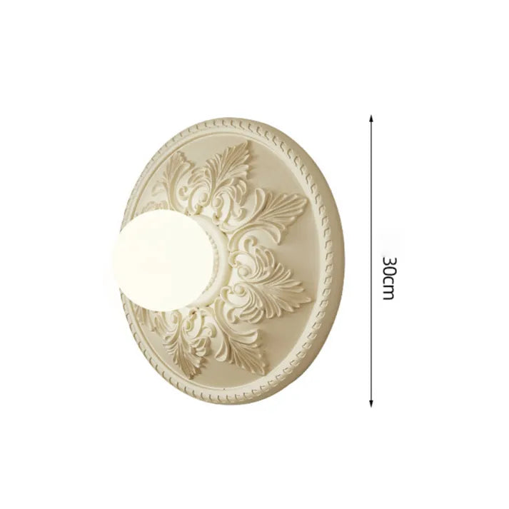 Bright White Plastic Wall Light