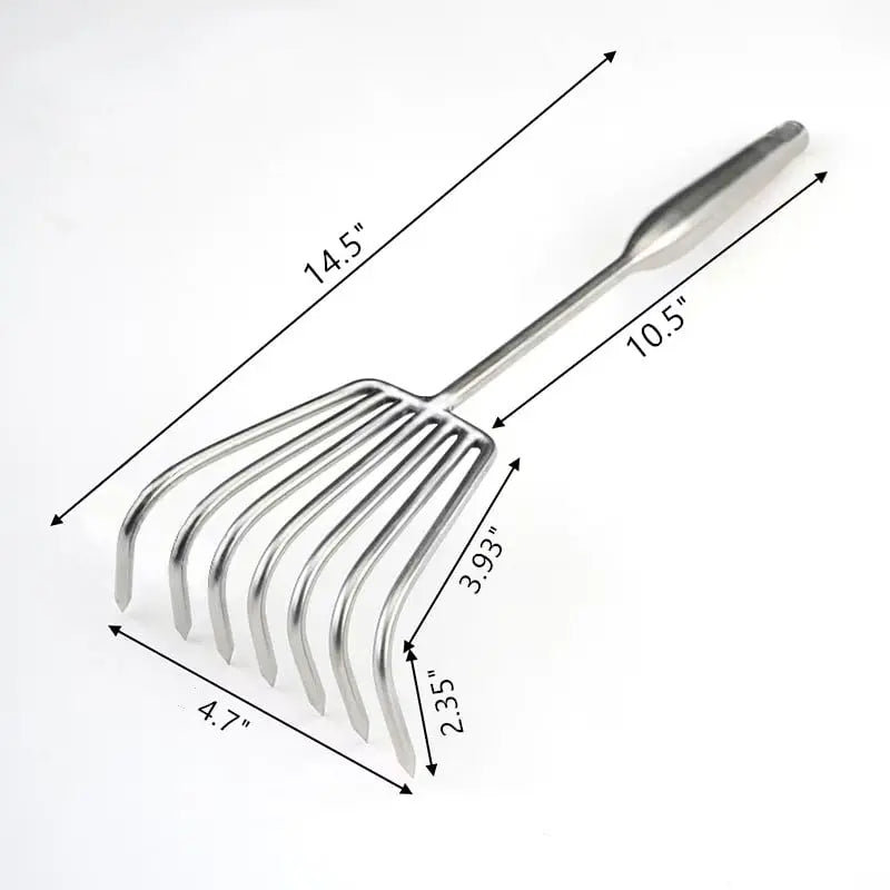 Durable Stainless Steel Garden Rake