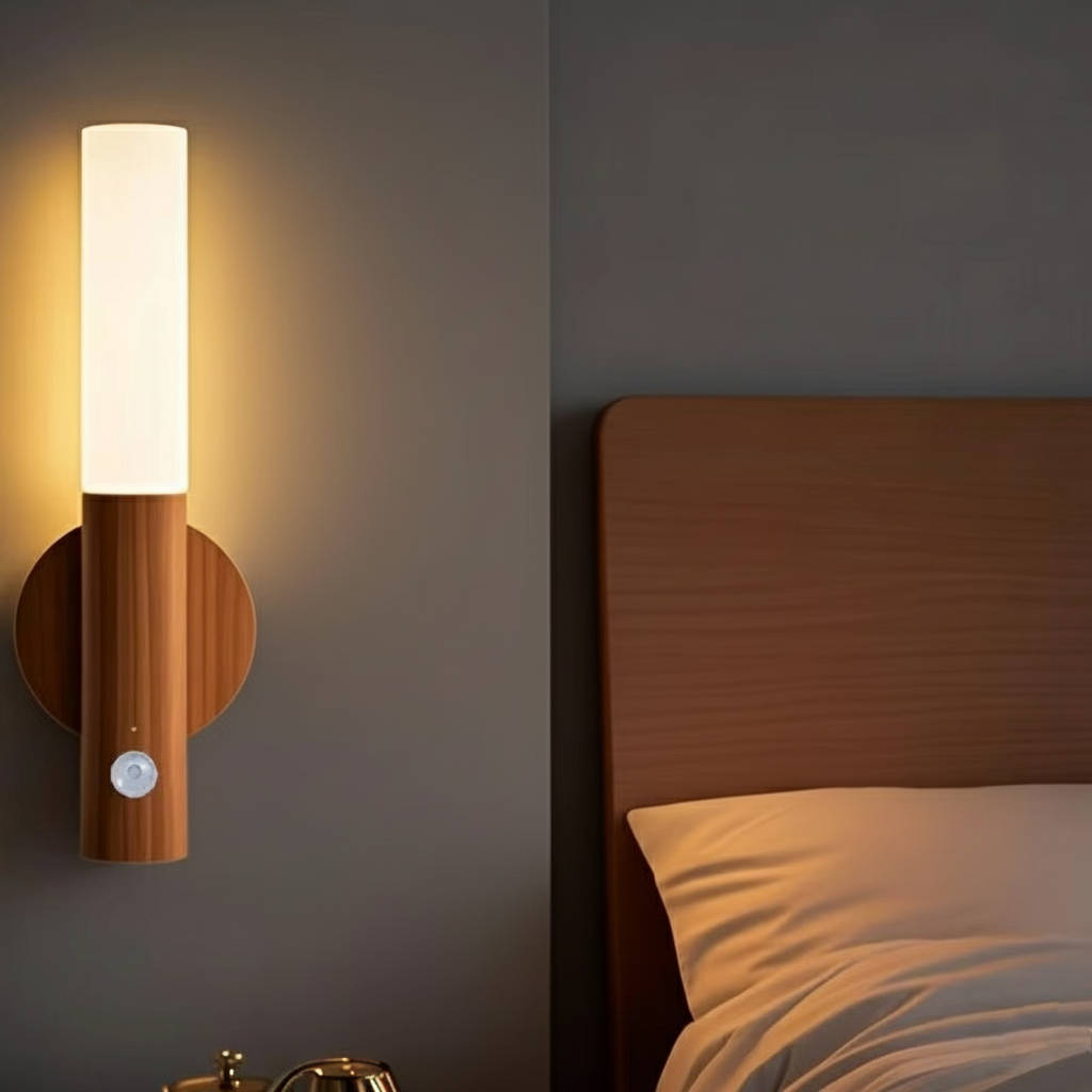 Automatic LED Nightlight Plug with USB Rechargeable Power