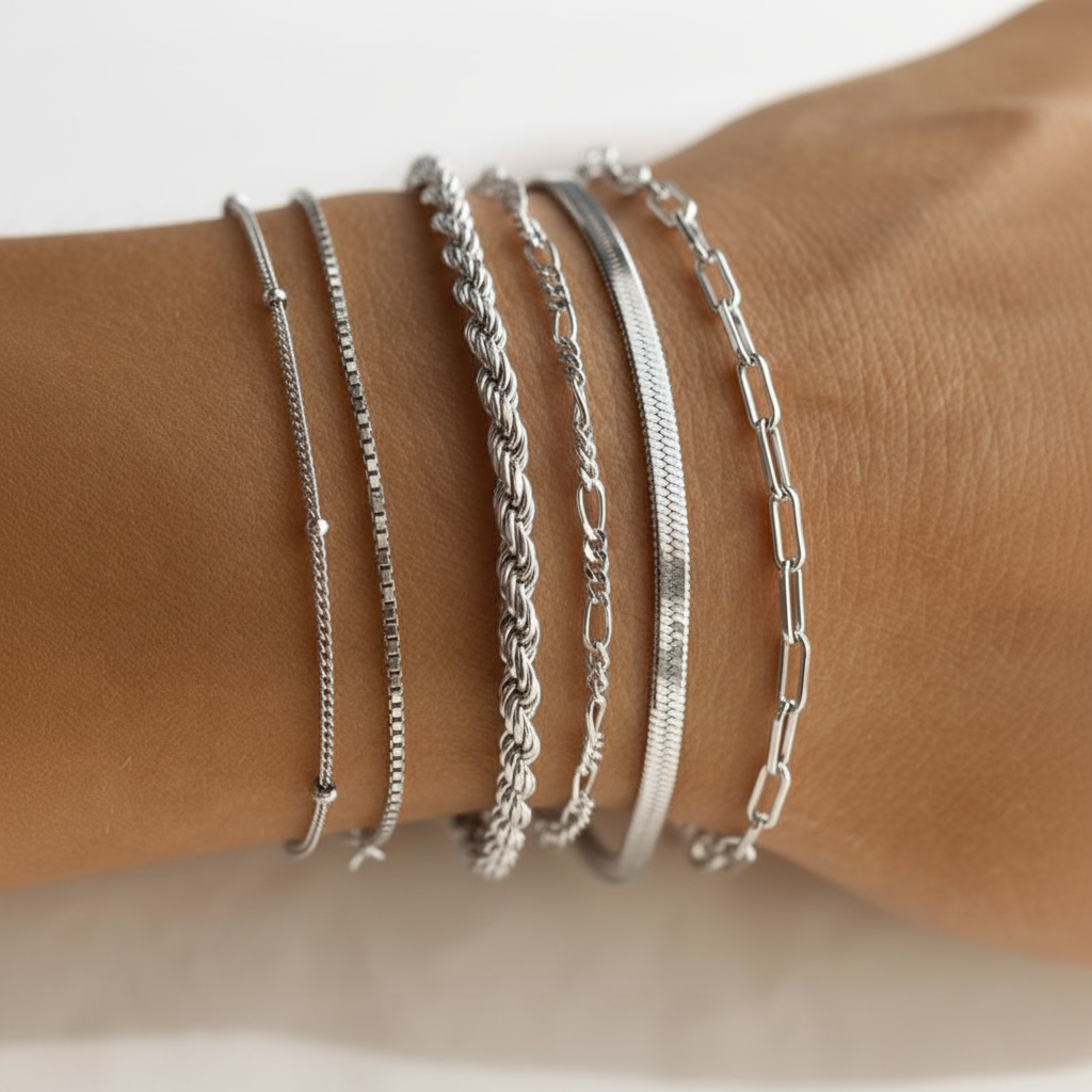 Classic 6 Piece Elegant Bangle Set