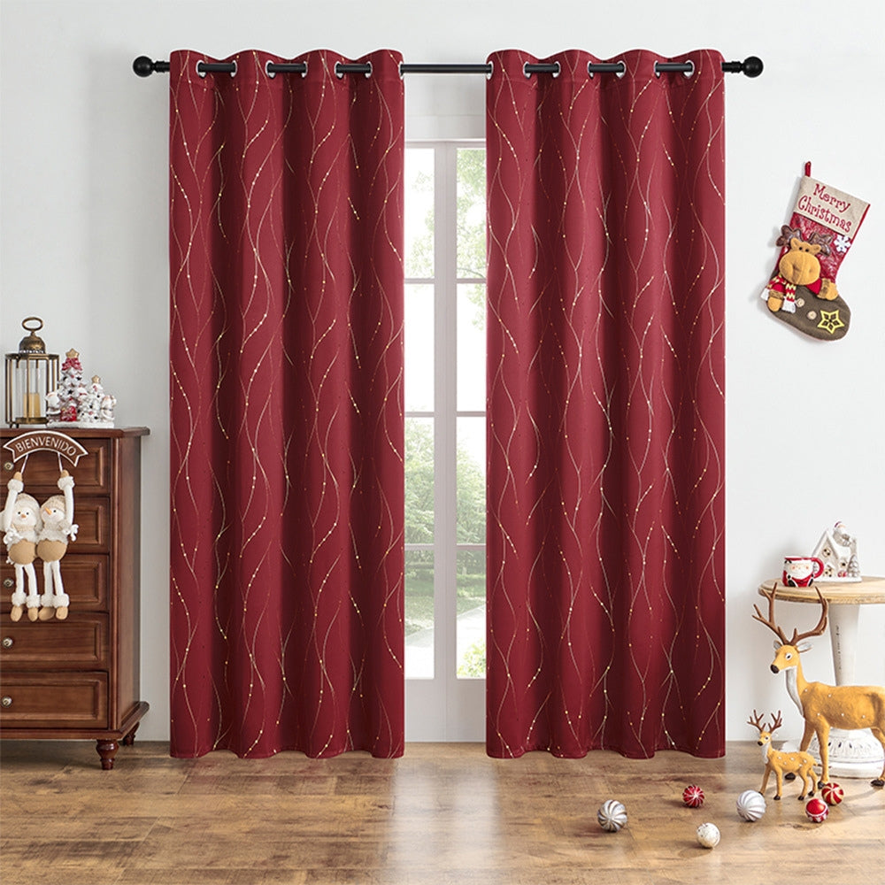 Stylish Black Thermal Curtain