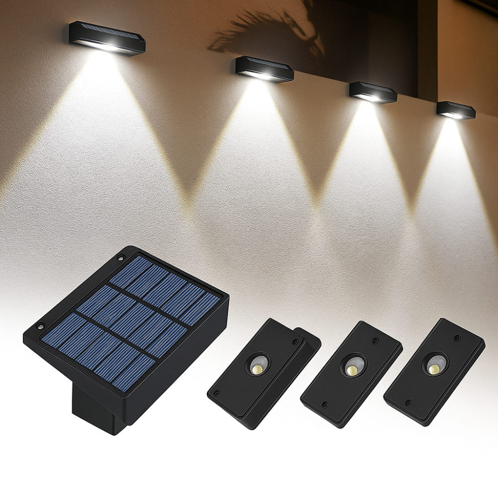 Waterproof Outdoor Solar Powered LED Pathway Lamp